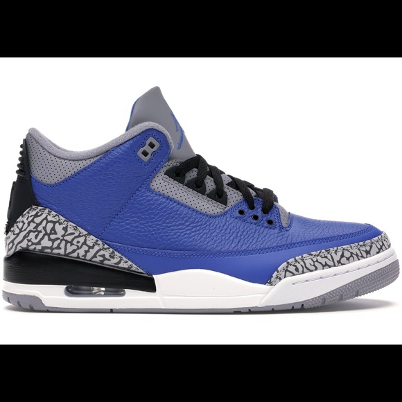 blue jordans 3s